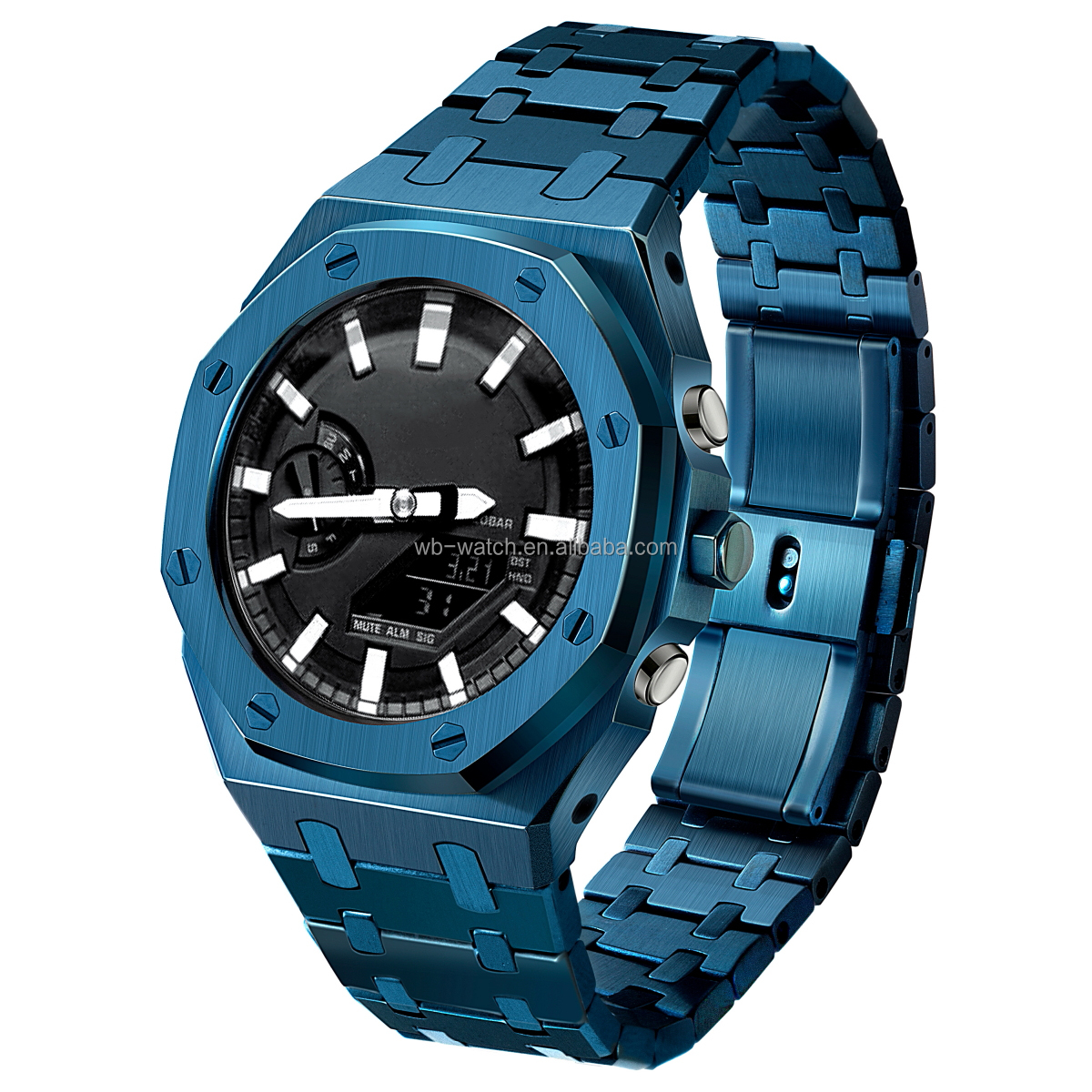 Replacement Watch Mod Kit For Casio Ga2100 Stainless Steel Watch Band And Case Luxury