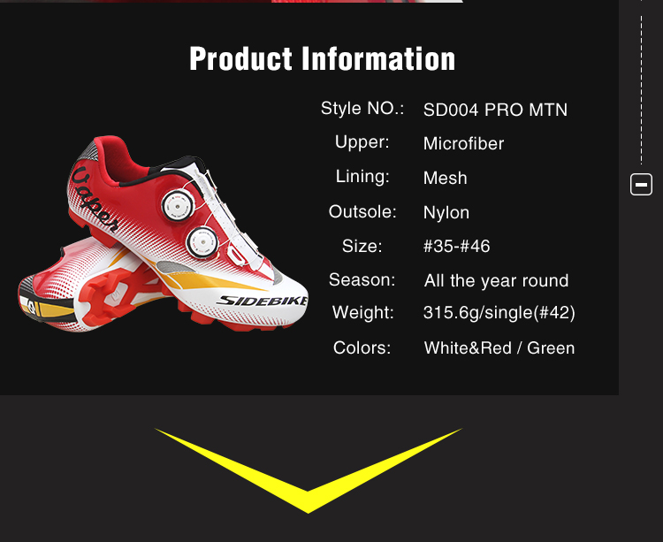 Breathable Mens MTB Cycling Shoes , Mountain Bike Footwear OEM Customized