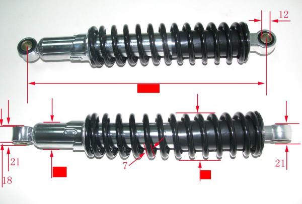 Quality Motorcycle Rear Shock Absorber CG125 CDI Heavy Duty for sale