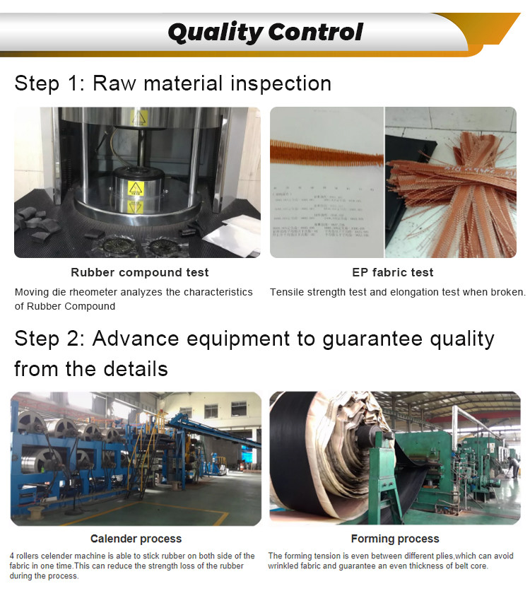 Tear Resistant Natural Rubber Conveyor Belt