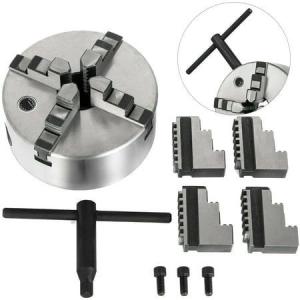Manual Four Jaw Lathe Chuck Self Centering K12-160 mm