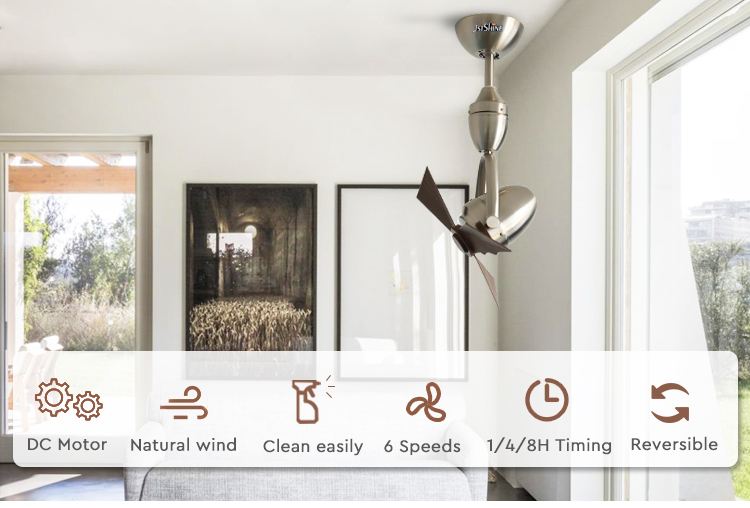 Experience Comfort and Convenience with 1stshine 180 Degree Rotatable Ceiling Fan