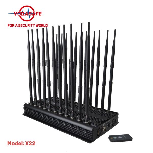 Quality Stationary 60m 3dBi Antenna Wifi Signal Jammer UHF VHF for sale