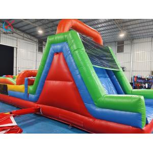 Customized Long Size Inflatable Obstacle Course Inflatable Interactive Funny