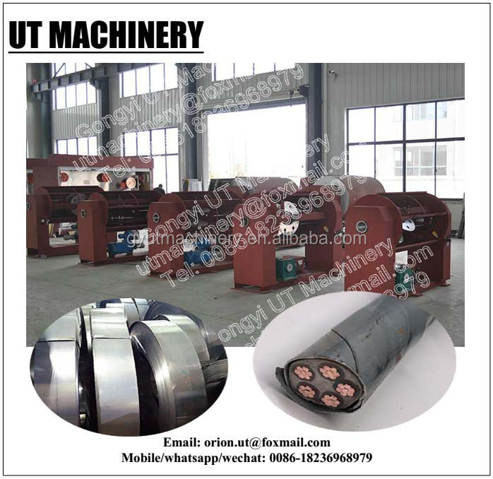 COATING Automatic Armoring Machine for Customised 630 Steel Tape Cable Wire Aramid