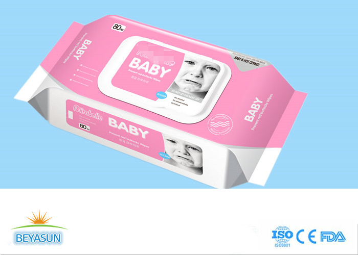 Facial Cleansing Disposable Wet Wipes Eco Friendly for Children's cleaning