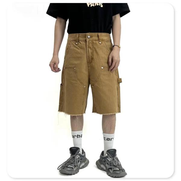 Organic Cotton Men Casual Cord Boardshort Sustainable Cord Jam Short Eco