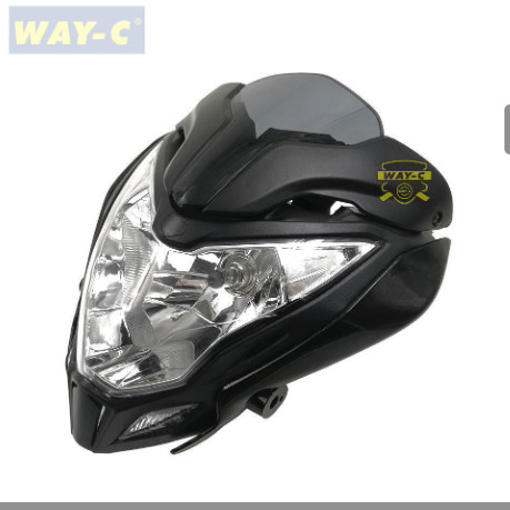 JL401012 Iron Motorcycle Headlight LED Headlight Assembly For PULSAL NS 200