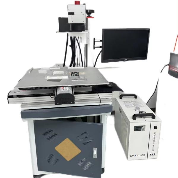Porcelain Glass Metal Battery Surface Laser Disassembly Machine Three Axis Uv