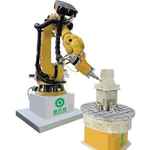  Automatic Stone Sculpture Carving Machine Stone Engraving Machine 3D 7 Axis Kuka Robot Manufactures