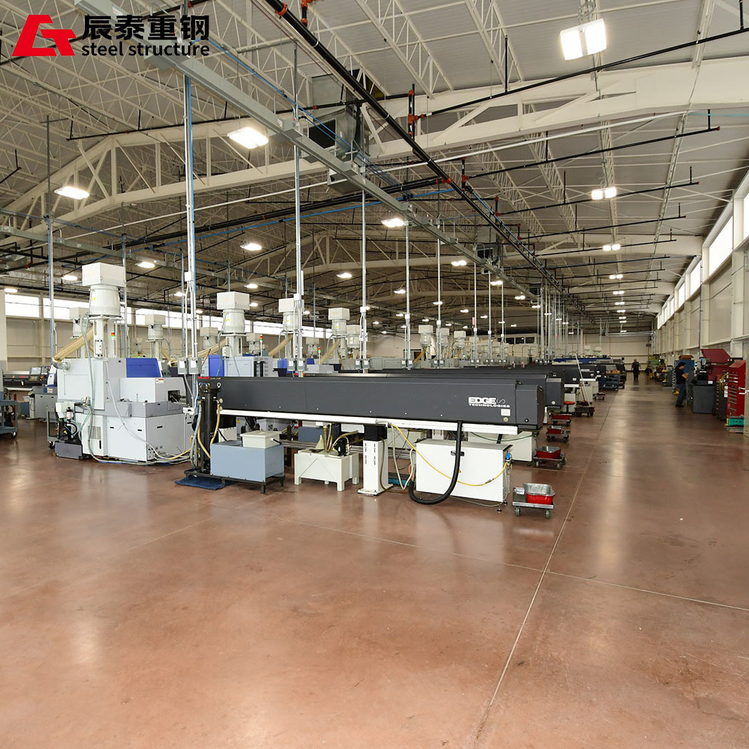 Steel Structure Workshop High Rise Prefabricated Hangar With Secondary Structure Knee Brace Etc
