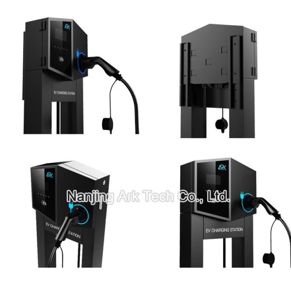 Portable 7KW Single Phase EV Smart Charger , 230V Smart Charging Station For