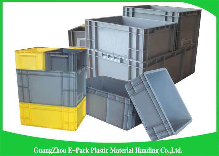 65 Litre Industrial Euro Stacking Containers Heavy Duty Foldable Transport Space Saving