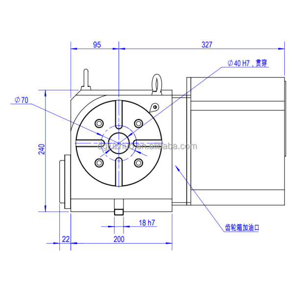 CNC Rotary Table D-170