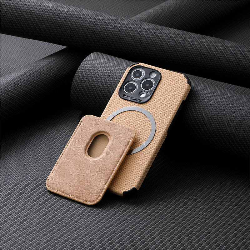 Luxury Business Wallet Case for iPhone 15 2 in 1 Detachable Card Holder PU Leather Cover