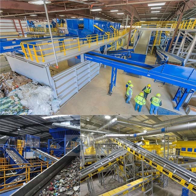 Stale Organic Waste Sorting Plant Municipal Solid Waste Sorting Line OEM