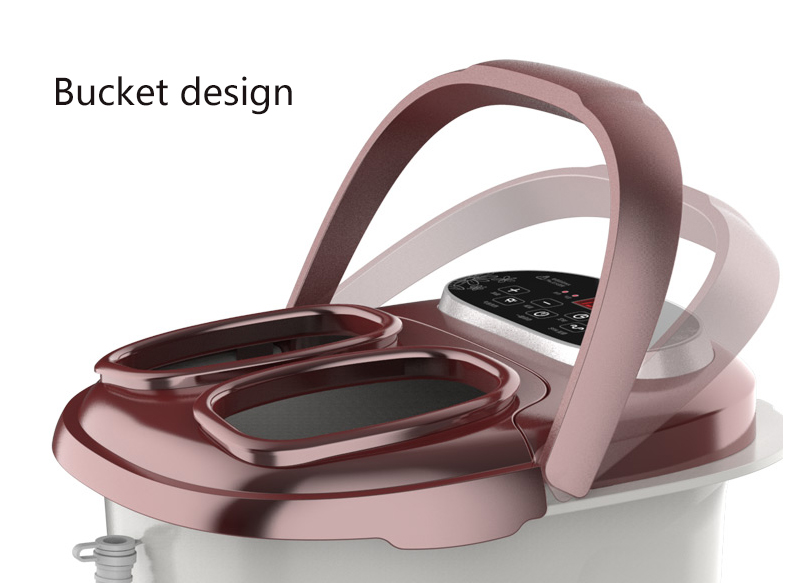 Remote Control Foot Bath Massager Bubbling Water And Electricity Separation