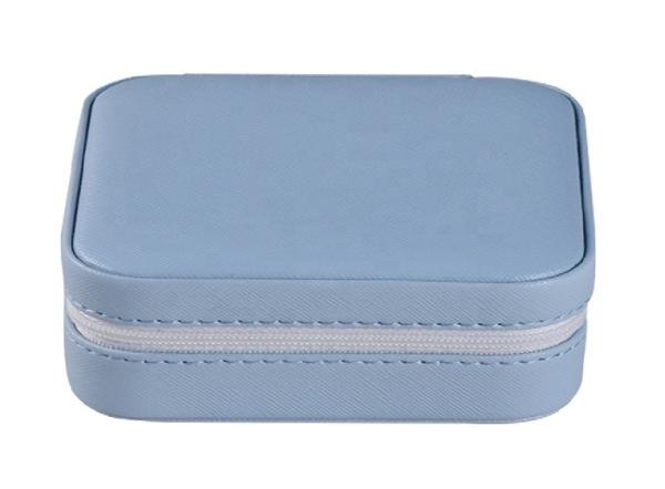Faux Leather Travel Small Jewelry Gift Box Customized For Rings Earrings