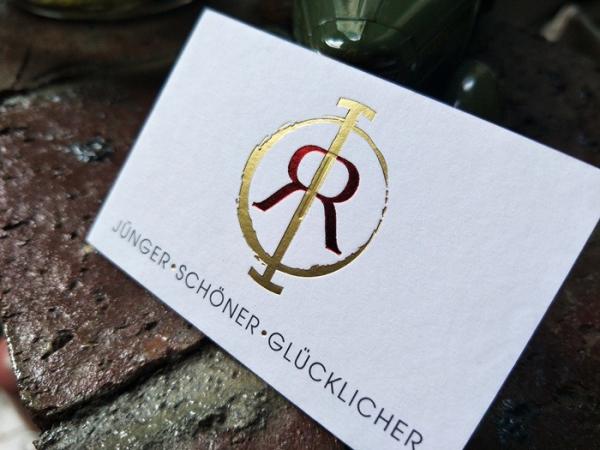 Promotional Premium Business Cards , Custom Letterpress Business Cards Gold Foil