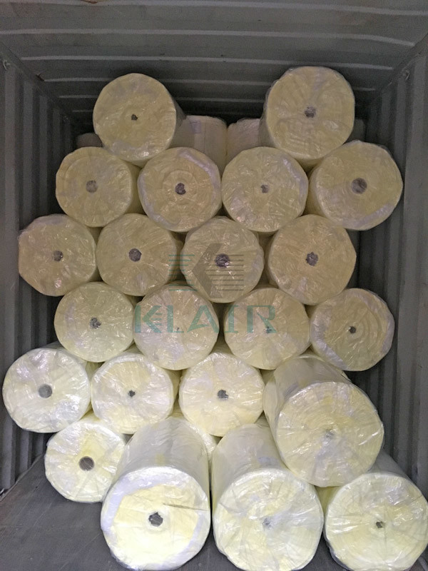 Synthetic Bag Air Filters Material Roll / Single Pockets With Efficiency F5 F6 F7 F8 F9