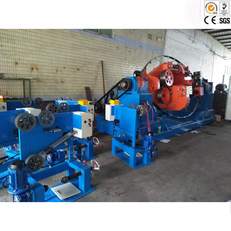 1250mm D Type Double Twist Stranding Machine For 7 Hard Copper Or Core Wires