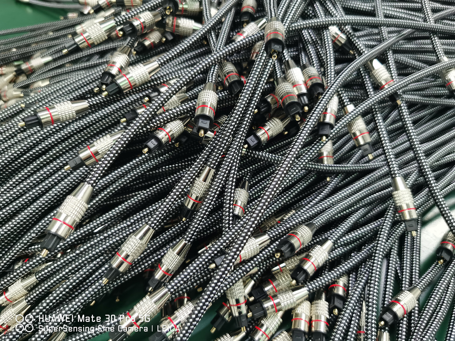 Yellow Nylon Braided OD4.0 ​Toslink Optical Digital Audio Cable HiFi Sound Coaxiel Audio Cable For Soundbar