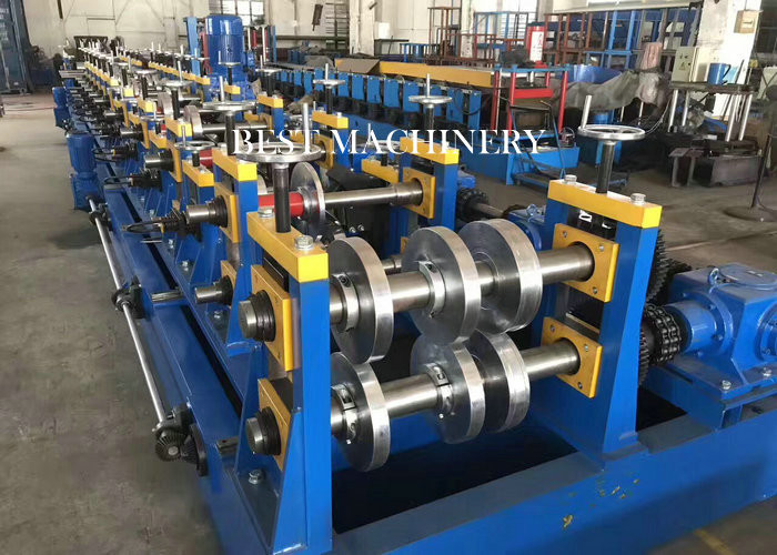 Hot Zinc Steel Sheet Z Purlin Frame Cold Roll Forming Machine House Support