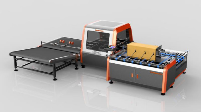 Electric Carton Box Gluing Machine 50Hz Easy Maintenance