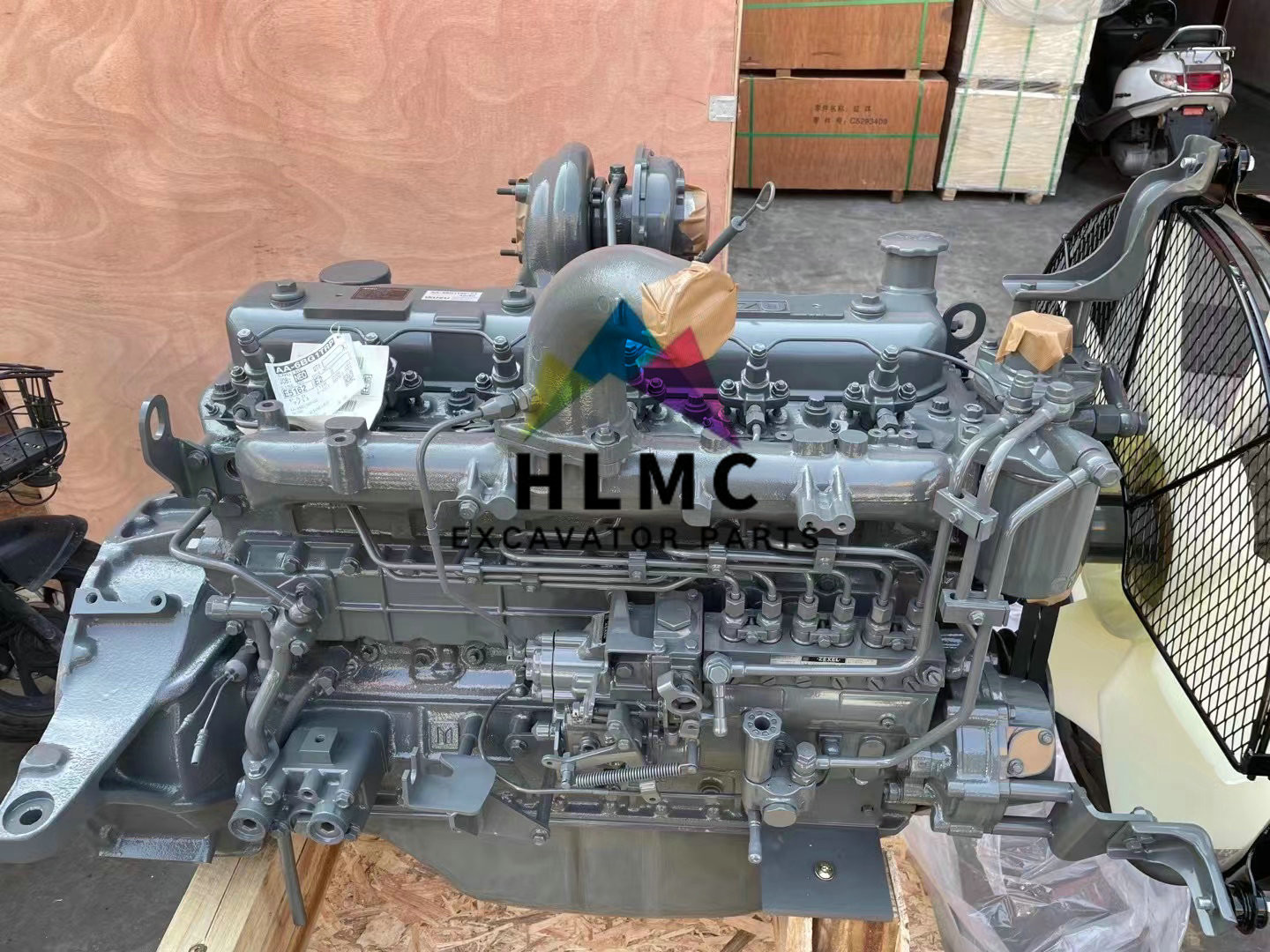 6BG1 6BG1T Complete Engine Isuzu 6 Cylinder Engine Assemblies 2300RPM