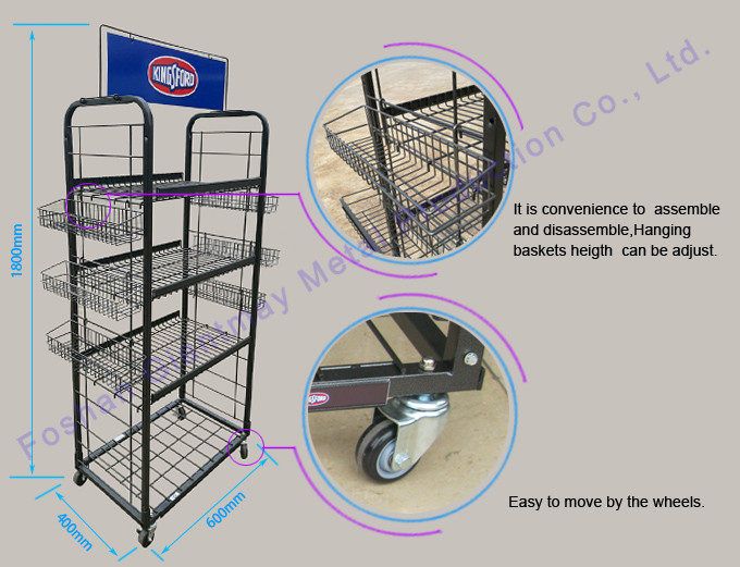 Potato Chip Shelf Biscuit Display Chocolate Store Snack Stand
