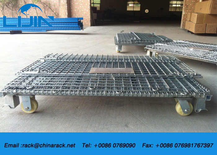 Stackable Detachable wire mesh cages , metal storage cage container