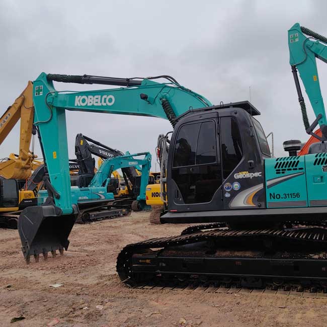 20tons Second Hand Kobelco Excavator Middle SK200D Crawler Excavator 0.8m³ Bucket Capacity