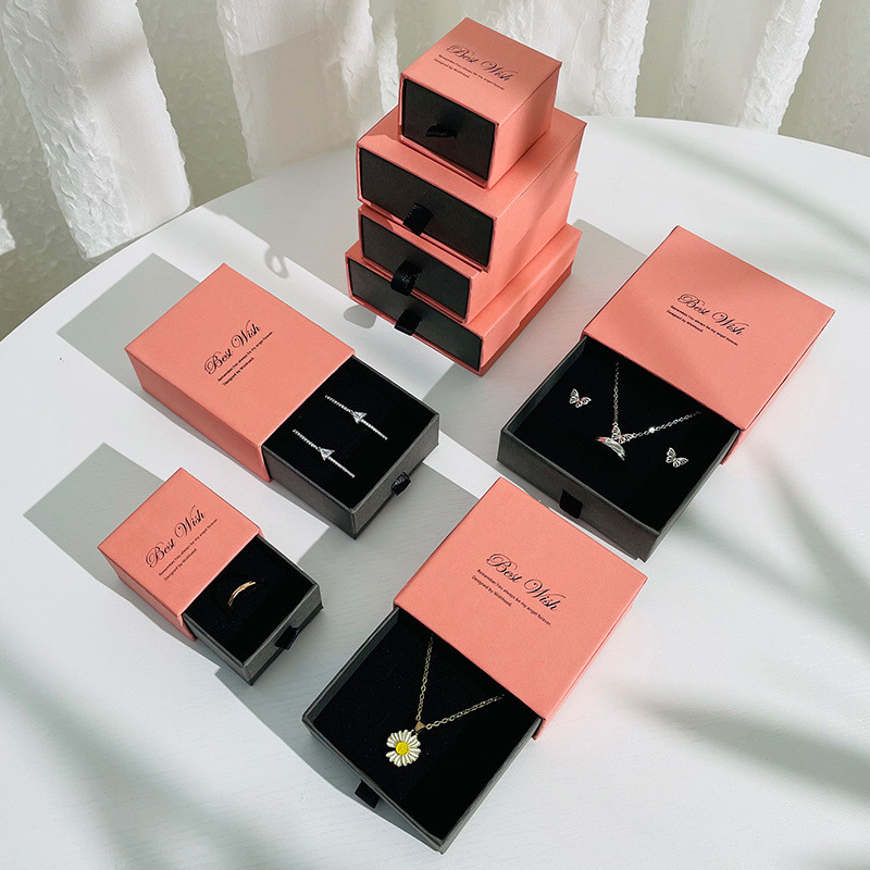 Custom Logo Printed Drawer Sliding Gift Box Cardboard Paper Packaging