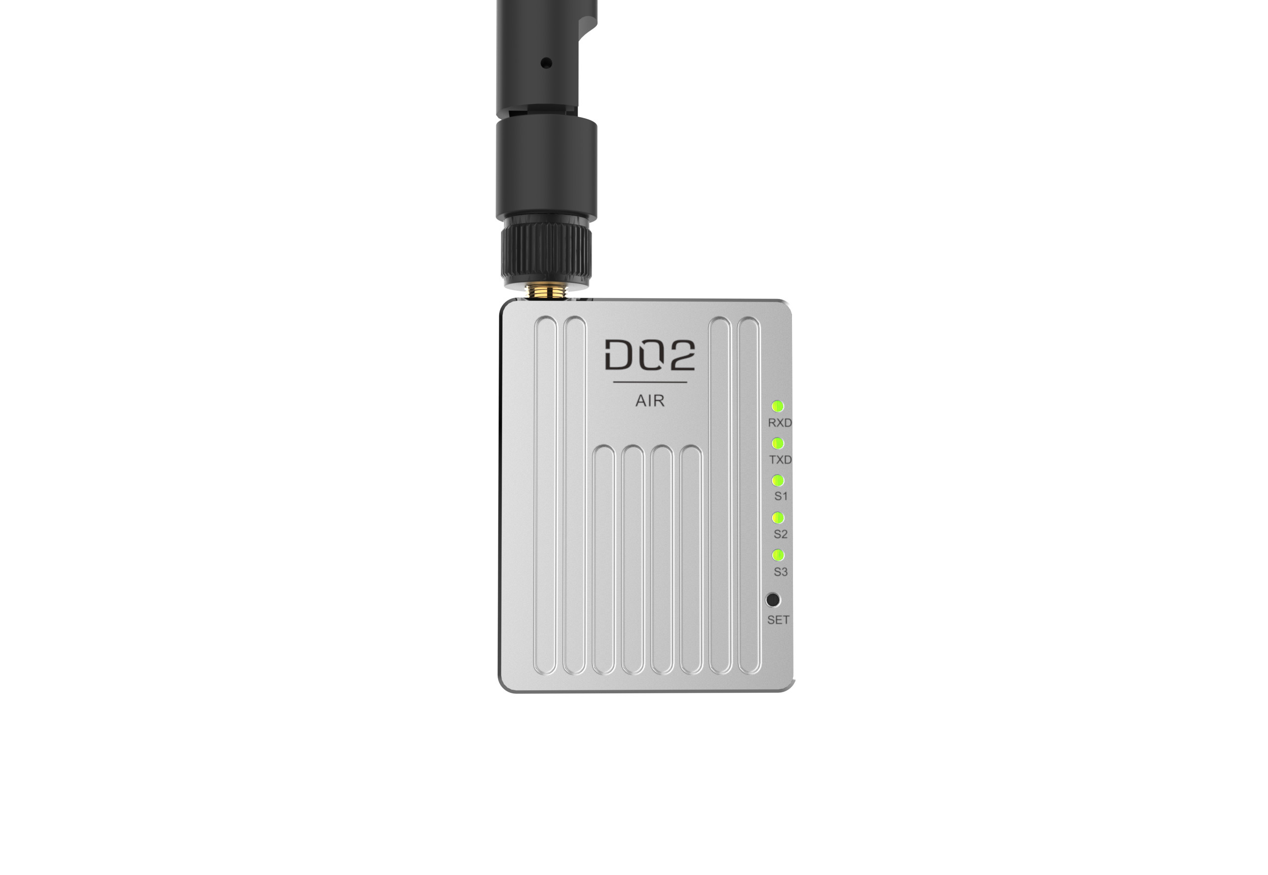 D02 data link has three frequency bands and supports point-to-multi, relay and point-to-multi modes with 30-60km range.