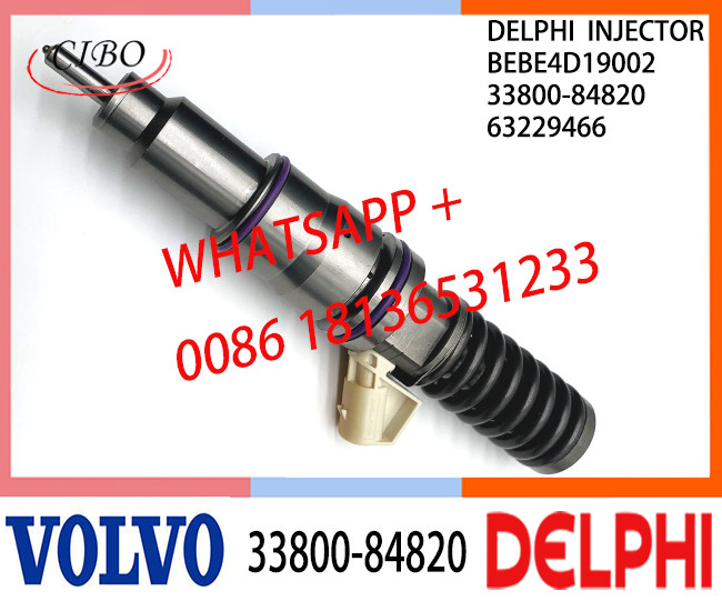 33800-84820 BEBE4D19002 Fuel engine Diesel Injector 33800-84820 BEBE4D19002 63229466 E3.18 for HYUNDAI 12L LOW POWER