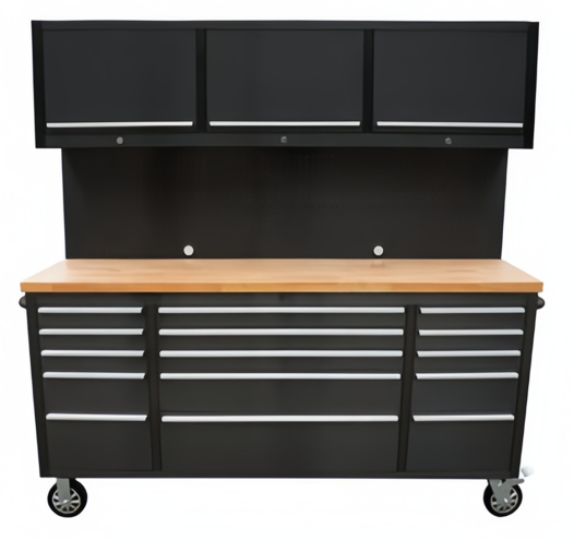 Convenient Lock Style Mechanic Tool Box with Roller Cabinet and V-Light Hair Extension Set