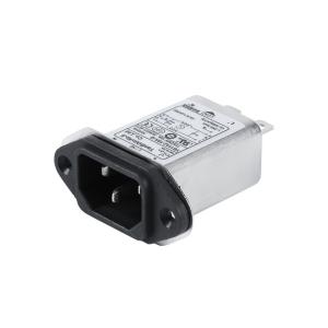 110V 10A IEC C12 Inlet Filter Quick Terminal Output Noise Filter For Home Appliance