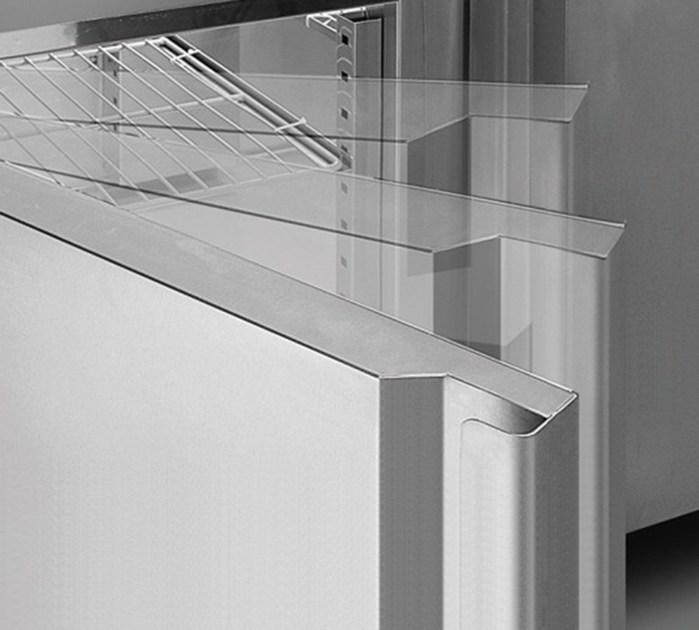 SS304 Countertop Pizza Prep Refrigerator Station 210W Antiwear