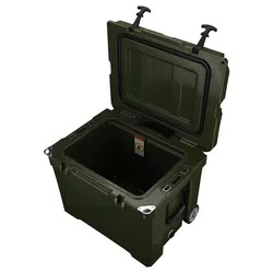 40L Rotomolded Coolers Ice Chest Box With Telescoping Handle Wheels