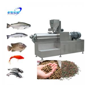  Zhuoheng Pet Food Floating Fish Feed Pellet Machine at Condition with Delta Inverter Manufactures