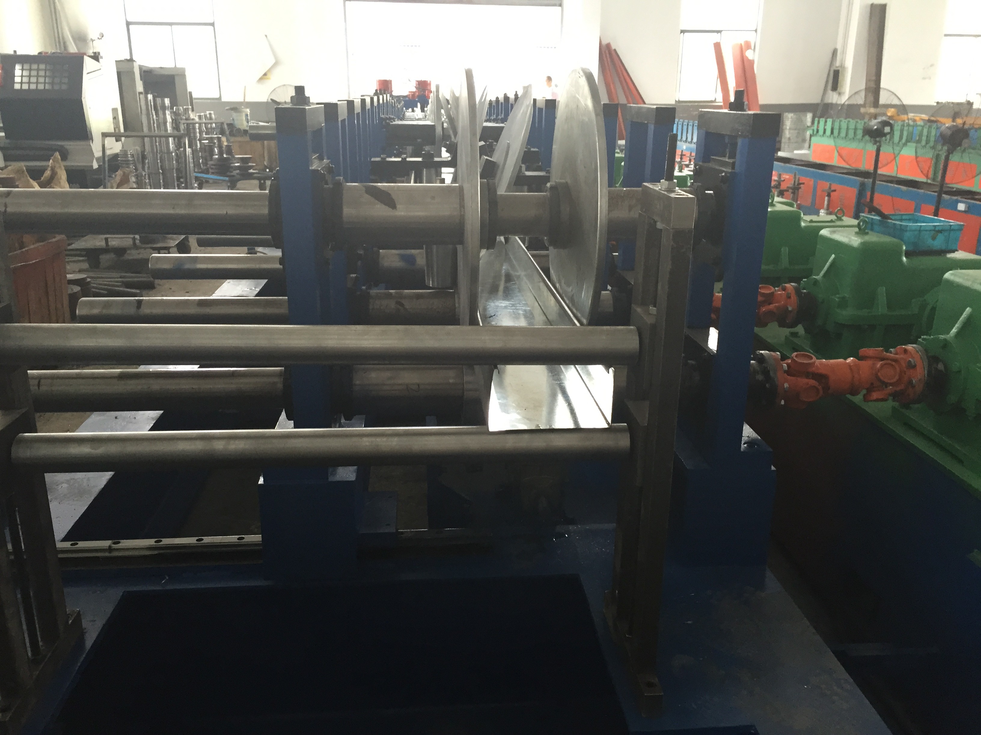 23 Station Cable Tray Roll Form Machine Color Galvanized Steel Roll Former Machine