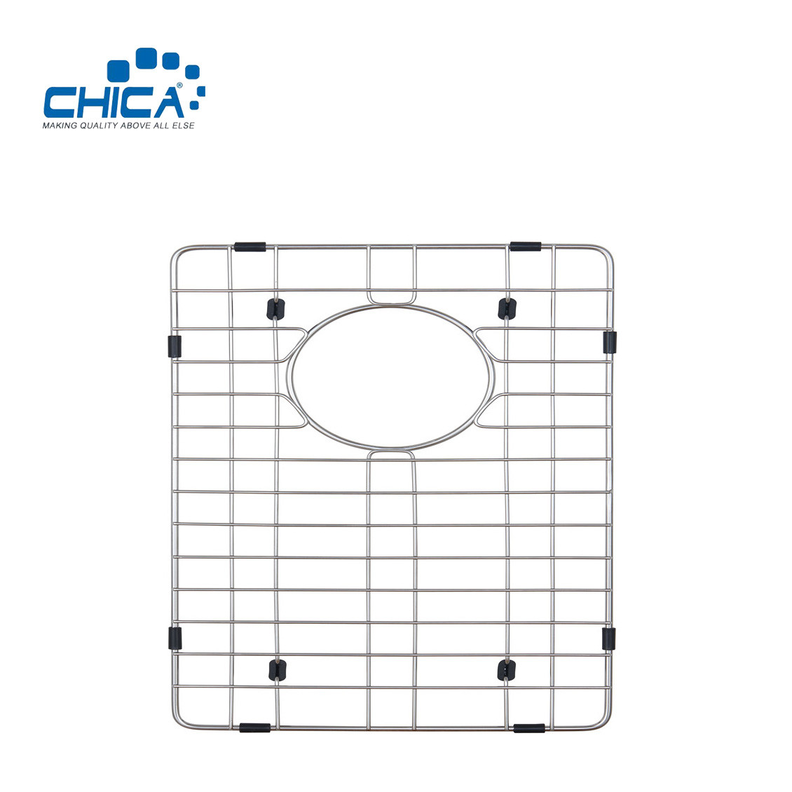Kitchen Sink Grid and Sink Protectors Stainless Steel Sink Grids for Bottom of Kitchen Sink With Drain