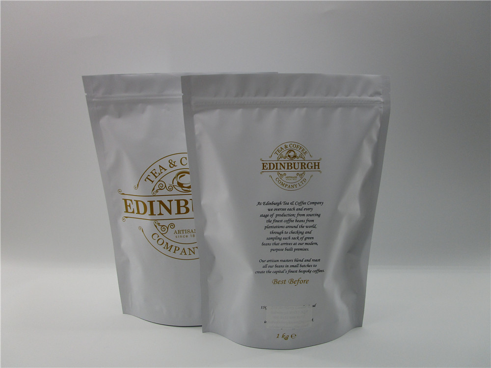 Matte Customized logo Printing Stand up k Pouch with bottom gusset