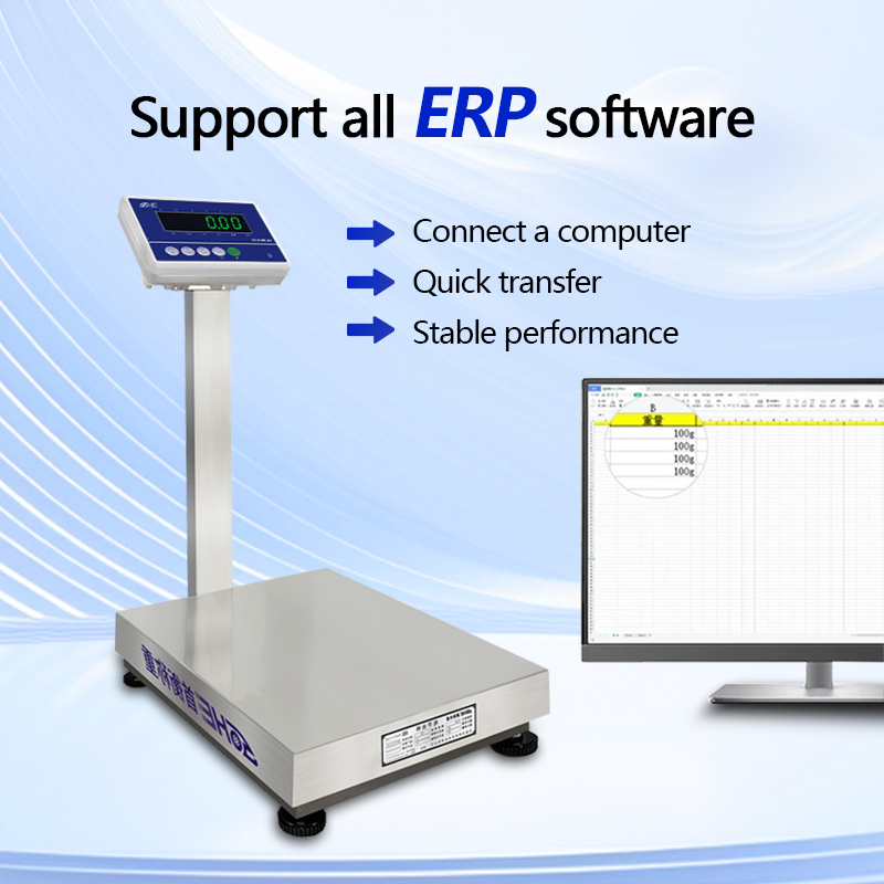 Weighting Function Industrial Weighing Scale 60cm by 80cm with Square Upright Pole