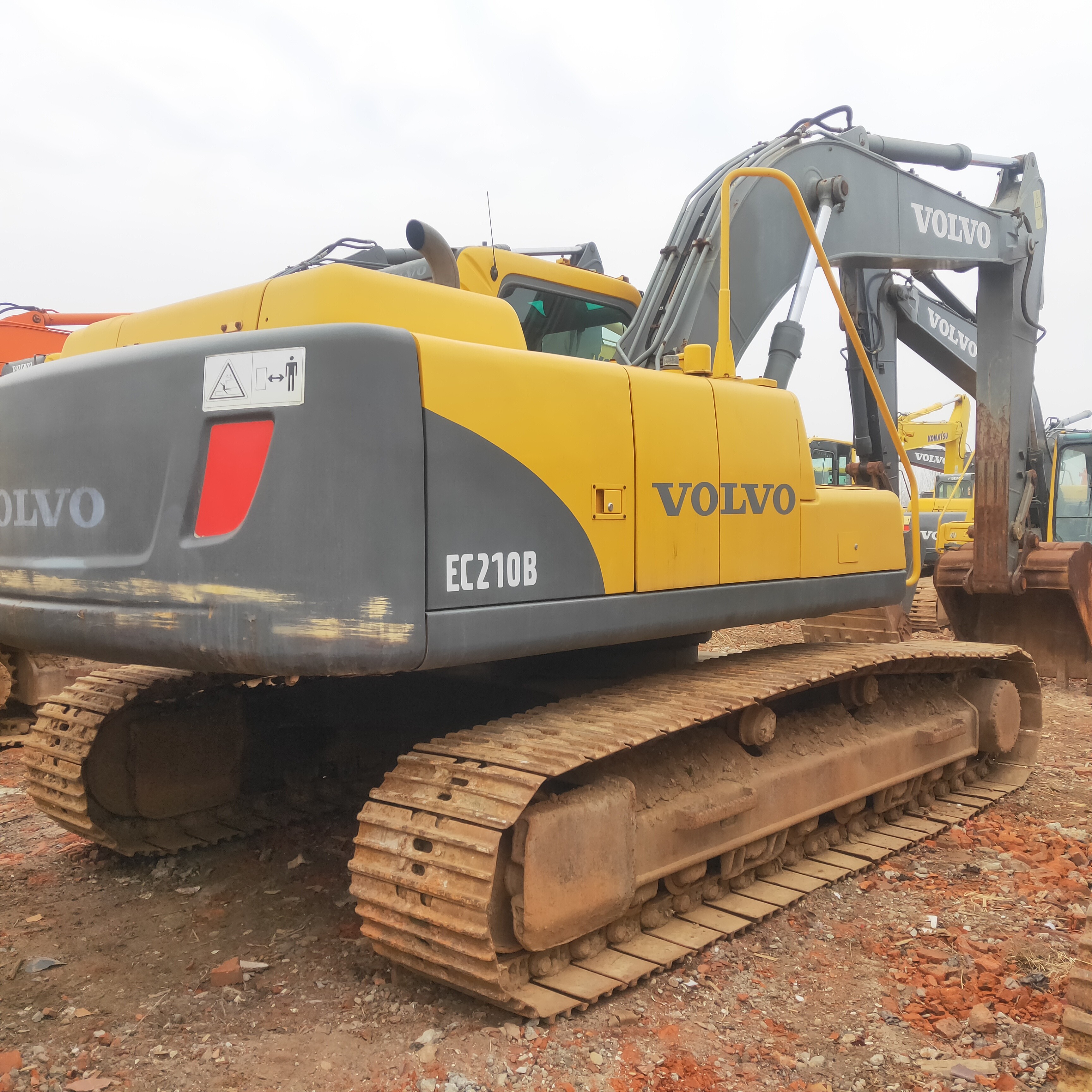 Used Excavator Original VOLVO EC210B Scendhand Hydraulic 21ton Crawler Digger