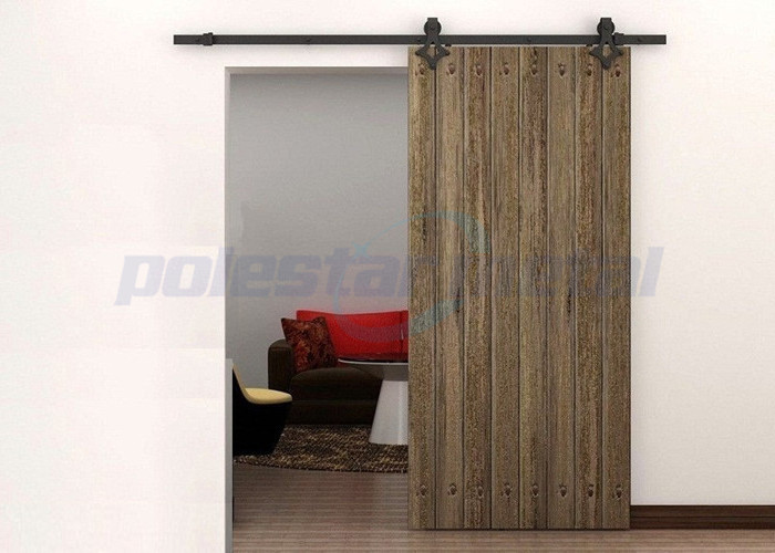 2000mm Decorative Door Hardware Stainless Steel Sliding Barn Wood Door Hardware