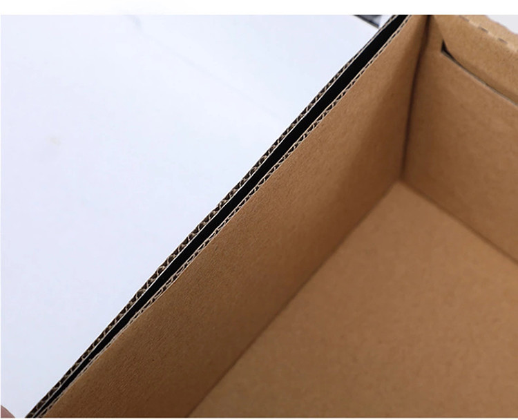 Mailing 1800gsm CCNB Shoe Packaging Box Brown Corrugated Paper