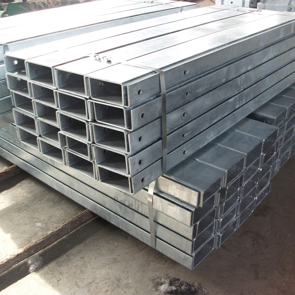 Road Traffic Safety Hot Dipped Galvanized U Posts for Crowd Control Barrier Fence