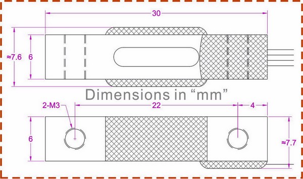 miniature load sensor 2.2lbs 4.4 lbs 6.6lbs 11 lbs 22 lbs