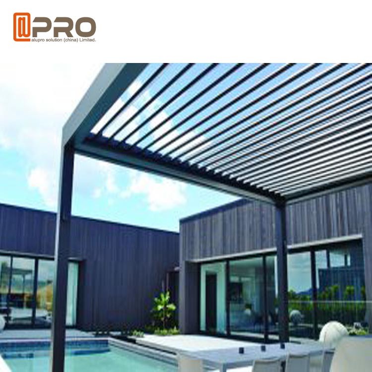 Sunshine Resistant Outdoor Patio Pergola ISO Certification Customized Color